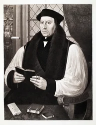 Thomas Cranmer, aartsbisschop van Canterbury, 1546, pub. 1902